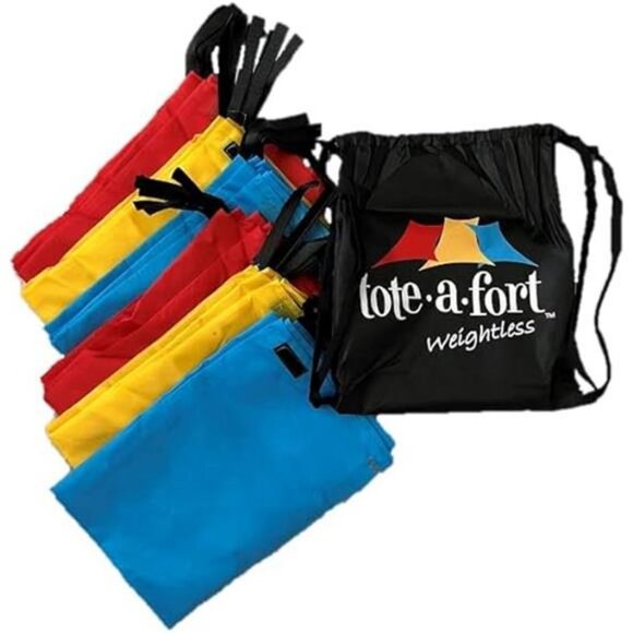 Tote A Fort, Blanket Fort Kit, Kids Fort, Playhouses, Portable Fort, Fort Kit - Picture 1 of 4